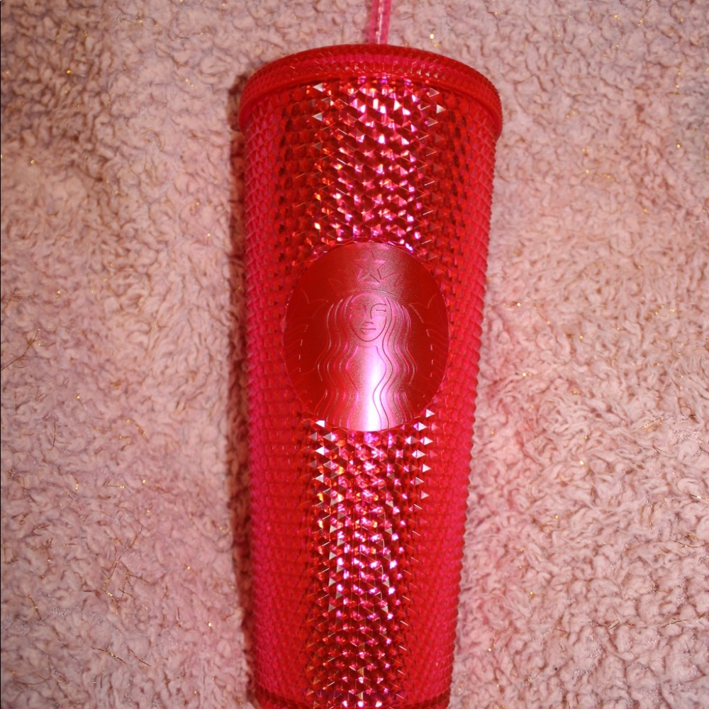 Pink studded cup